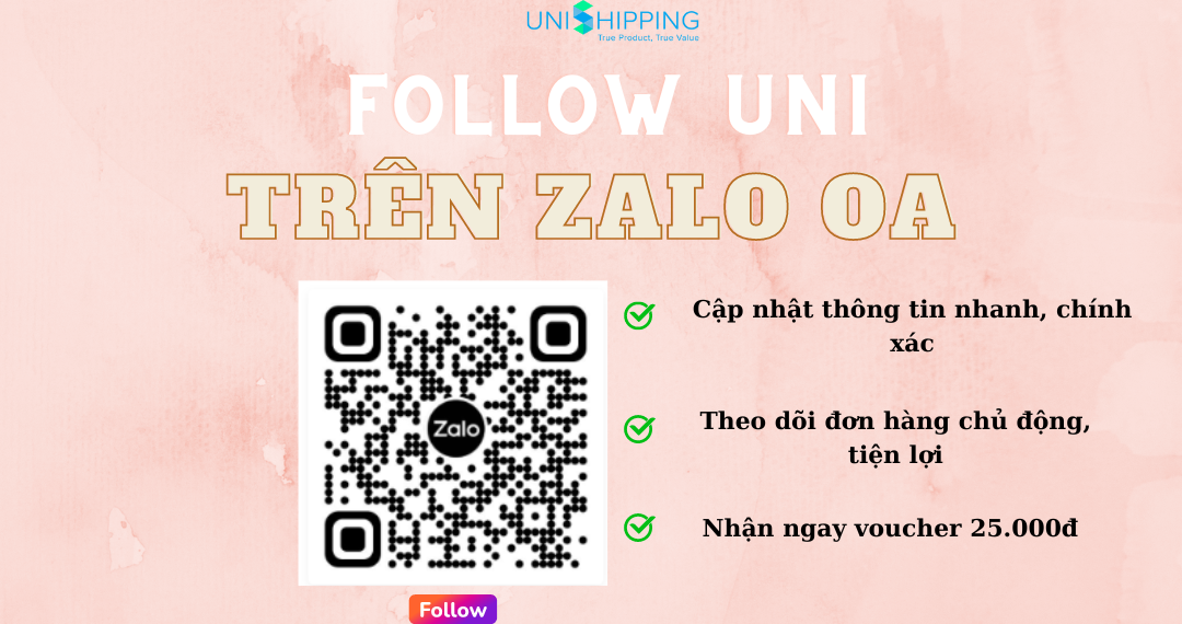 Follow Zalo OA
