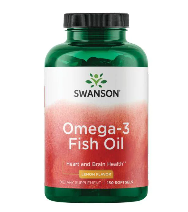 Omega-3 Fish Oil - Lemon Flavor 150 Sgels