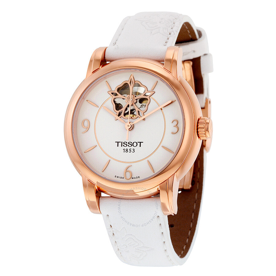 Tissot Lady Heart Powermatic 80 Mother of Pearl Dial Ladies Watch T0502073701704