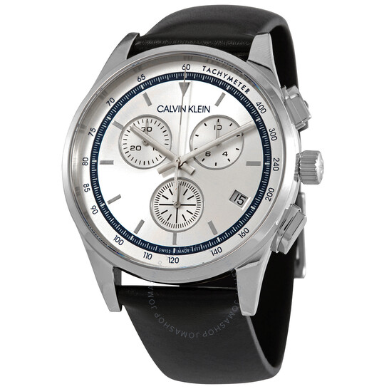 CALVIN KLEIN Completion Chronograph Quartz Silver Dial Men's Watch