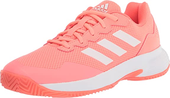 adidas Women's Gamecourt 2 Tennis Shoe ( size 7us, Color: Acid Red/White/Turbo )