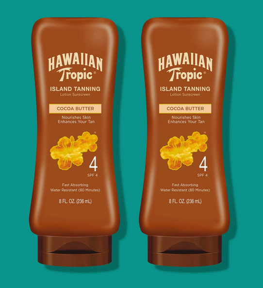 Hawaiian Tropic Dark Tanning Lotion SPF 4 - 2 Pack, 17.49$ số  lượng 10 chai = 174.9$ - giảm giá 25% = 125.62$