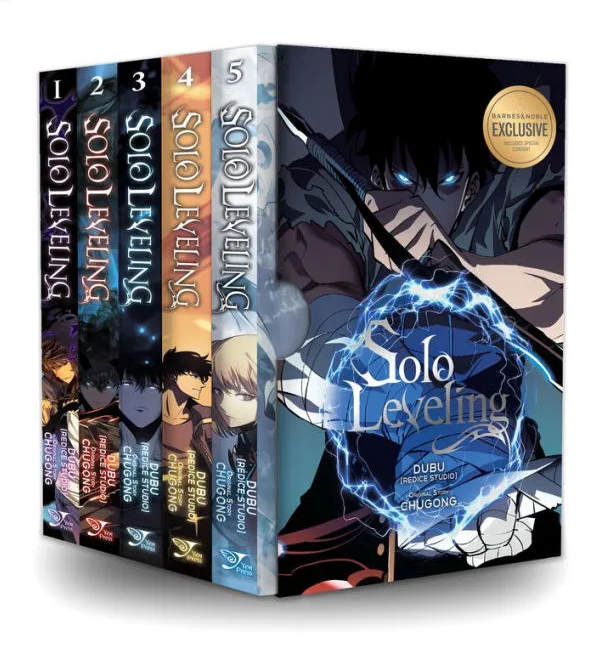 Solo Leveling Comic Box Set, Vol. 1-5 (B&N Exclusive Edition)