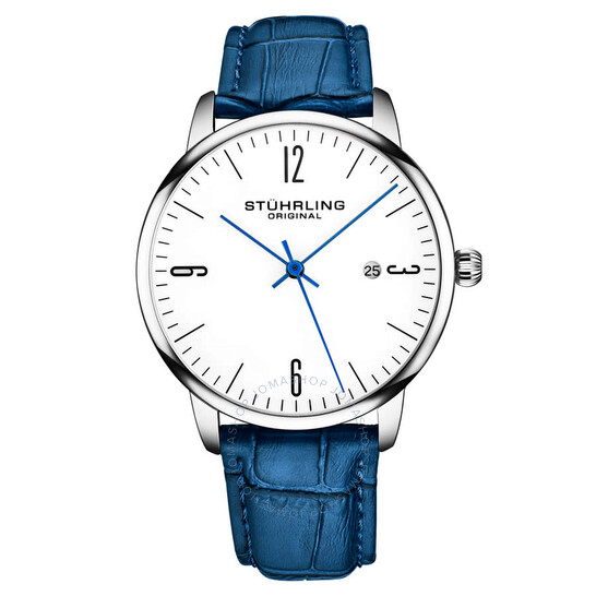 STUHRLING ORIGINAL Symphony Quartz White Dial Men's WatchItem No. M16836