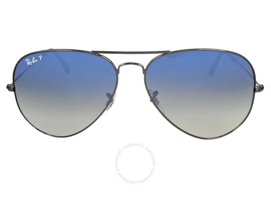 RAY-BANAviator Gradient Blue/Grey Gradient Unisex SunglassesItem No. RB3025 004/78 62
