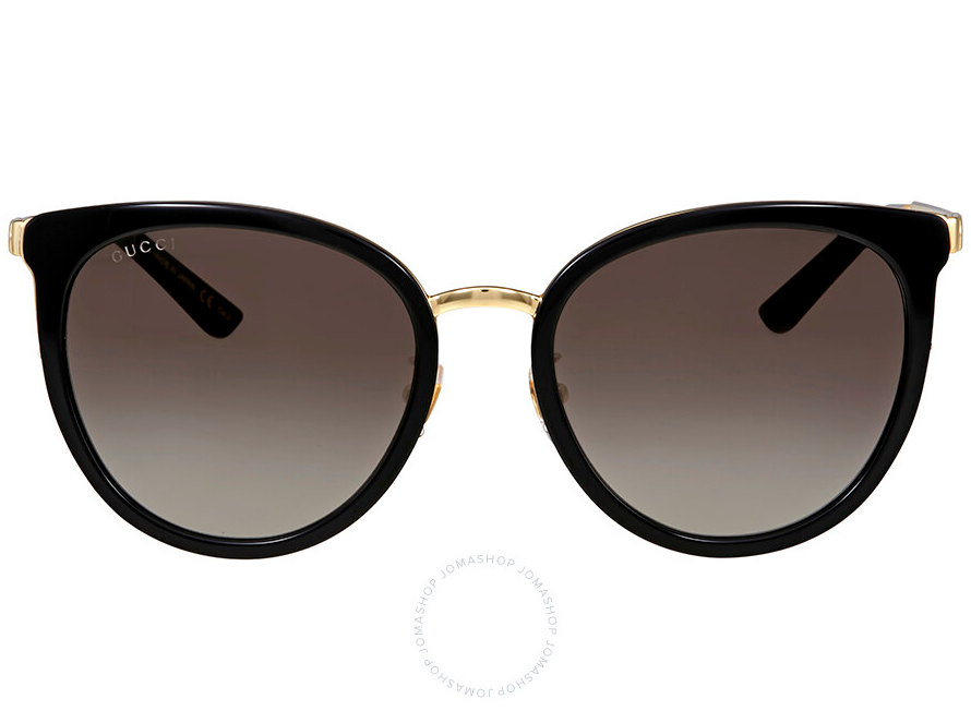 GUCCIGrey Gradient Round Ladies SunglassesItem No. GG0077SK 001 56