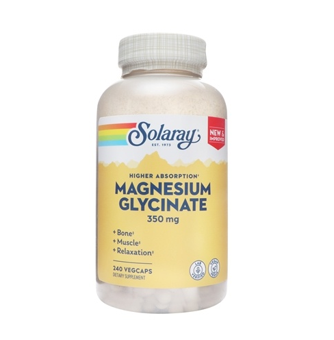 Magnesium Glycinate Higher Absorption 350 mg. - 240 Veg Capsules
