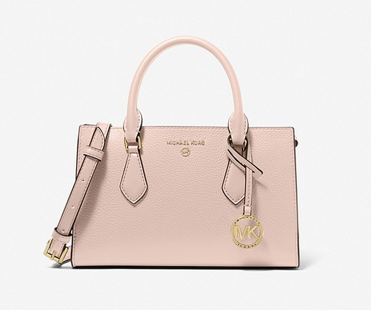 Valerie Small Pebbled Leather Satchel Style# 30F2G9VS1L ( màu SOFT PINK )