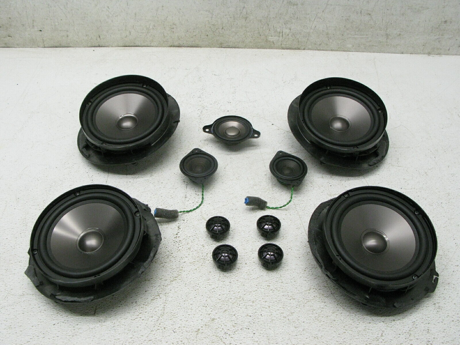 03-06 MERCEDES W211 E320 E500 SPEAKER SET FRONT REAR LEFT RIGHT 7 LOGIC 110220