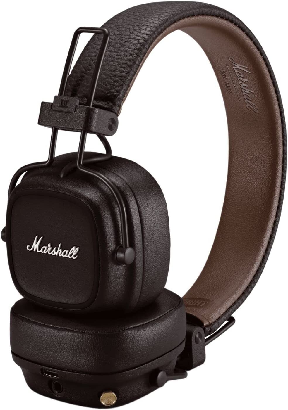 Marshall Major IV On-Ear Bluetooth Headphones, Brown ( Color: Brown, Size: Standard, Style: Headphone )