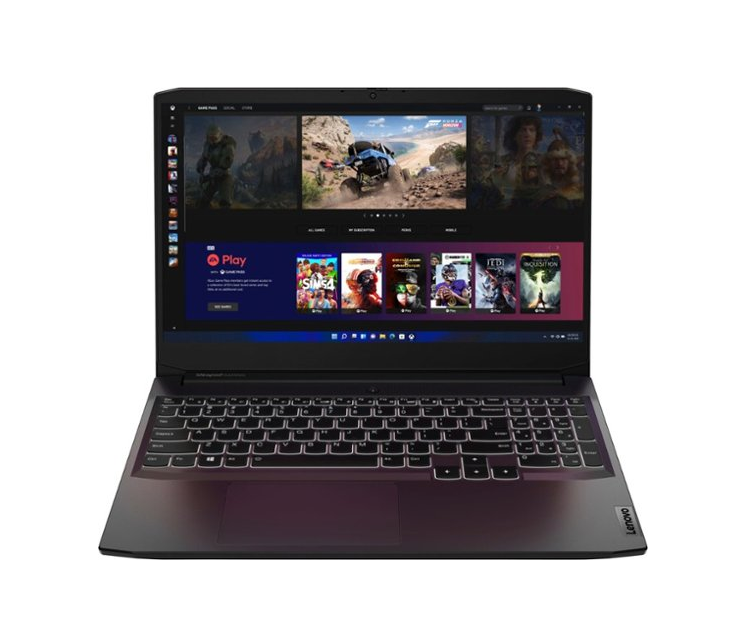 Lenovo - Ideapad Gaming 3 15.6" FHD Laptop - Ryzen 5 5600H - 8GB Memory - NVIDIA GeForce RTX 3050 Ti - 256GB SSD - Shadow Black