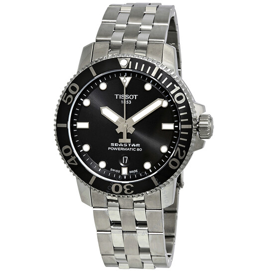 TISSOTSeastar 1000 Automatic Black Dial Men's Watch T1204071105100Item No. T120.407.11.051.00