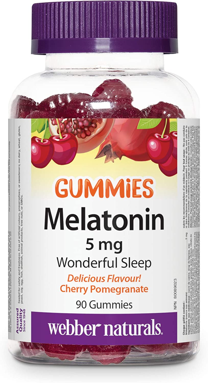 Webber Naturals Webber Naturals Melatonin, 5 Mg Gummy 90 Count