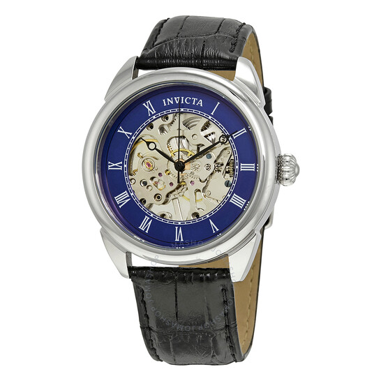 INVICTASpecialty Mechanical Blue Skeleton Dial Men's Watch