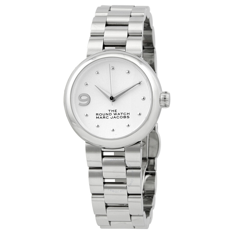 MARC JACOBS The Round Quartz White Dial Ladies WatchItem No. MJ0120198989