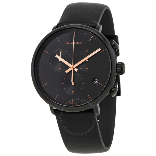 CALVIN KLEINHighno Chronograph Quartz Black Dial Men's Watch