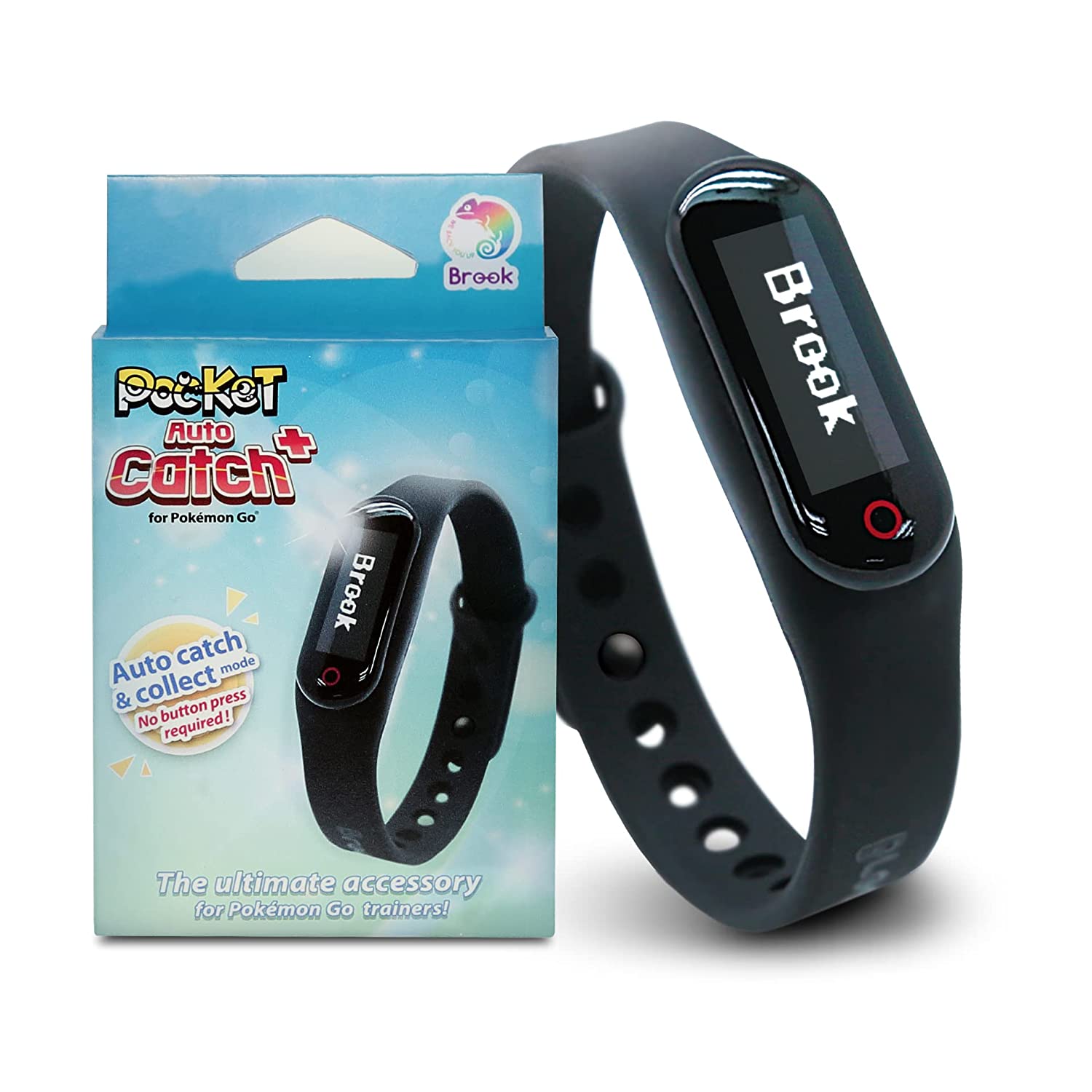 Brook Pocket Auto Catch Plus - Upgraded Version of Auto Catch, Auto Spin and Catching pocket monsters, Collecting Items, Wristband Bracelet Accessory