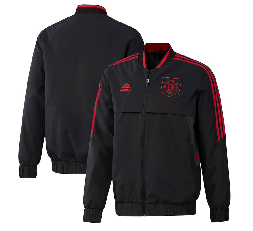 Manchester United Anthem Jacket - Black ( Size M )