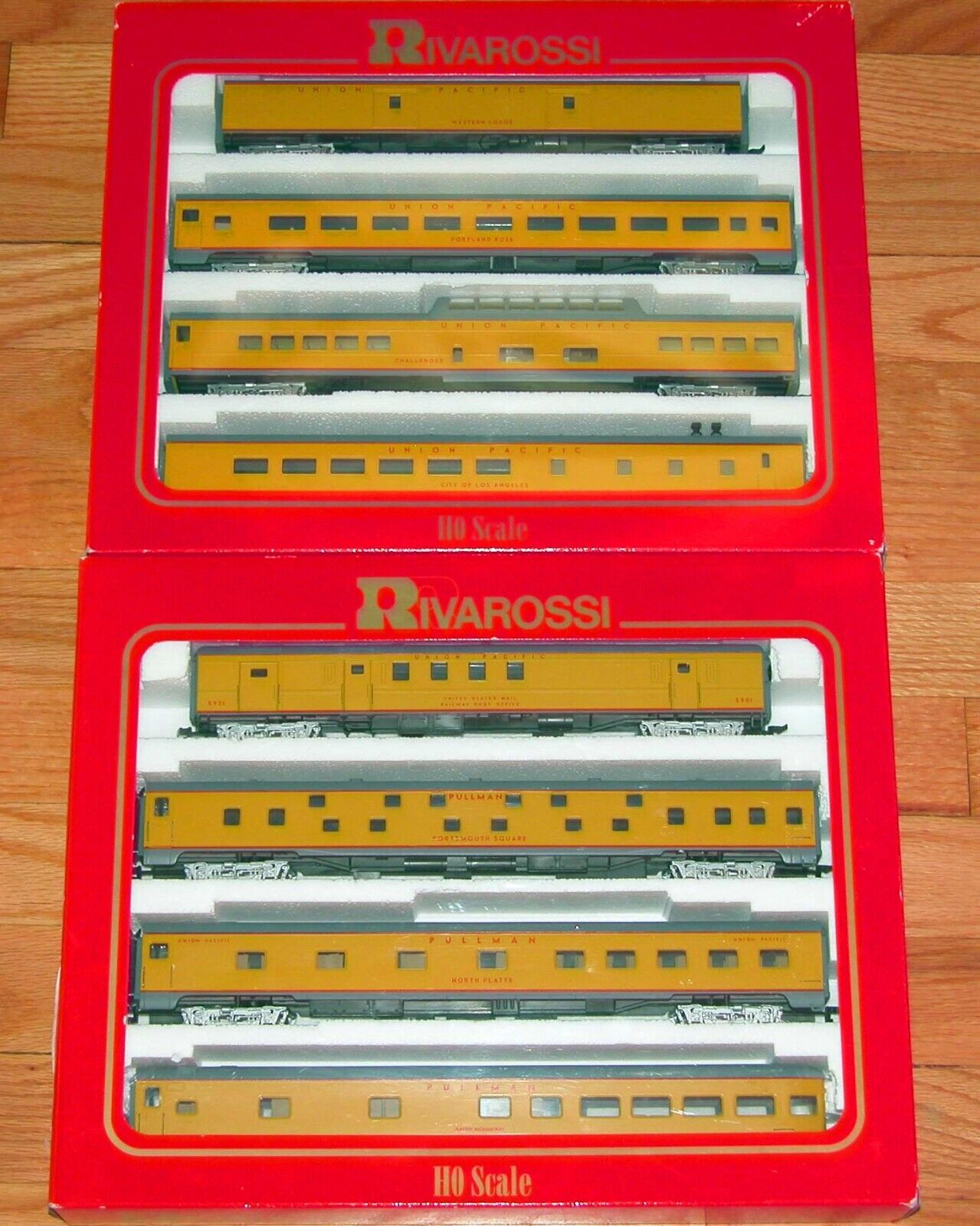 HO RIVAROSSI 6962 A SET 6963 B SET 1930'S UNION PACIFIC