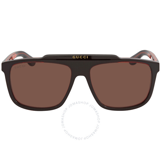 GUCCIBrown Square Men's SunglassesItem No. GG1039S 003 58