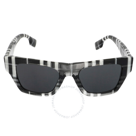 BURBERRYErnest Dark Grey Square Men's Sunglasses