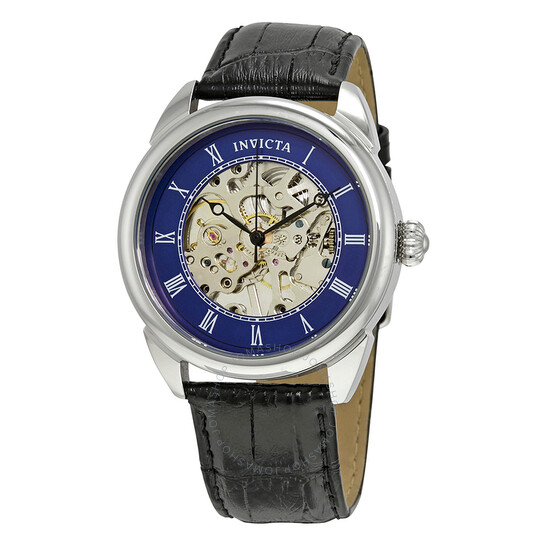 INVICTASpecialty Mechanical Blue Skeleton Dial Men's WatchItem No. 23534