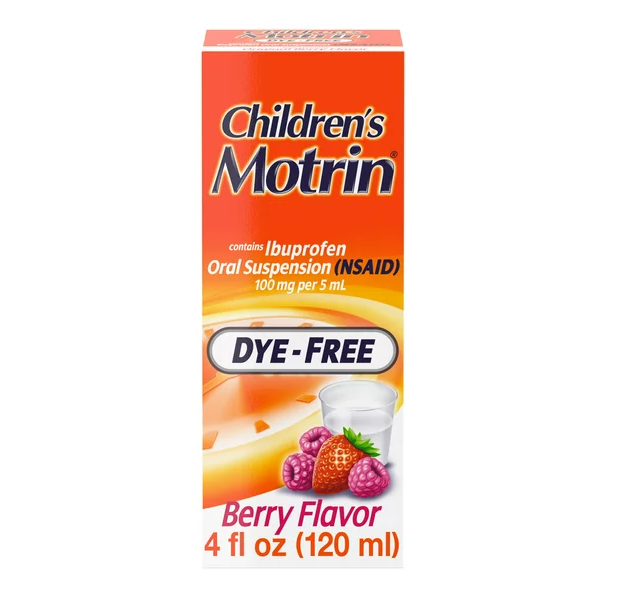 Children's Motrin Ibuprofen Kids Medicine, Berry Flavored, 4 fl. oz