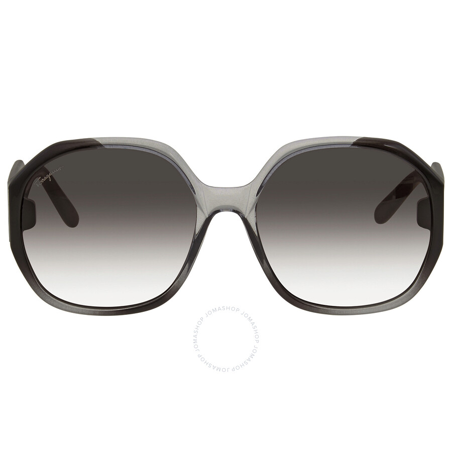 SALVATORE FERRAGAMOGrey Gradient Butterfly Sunglasses