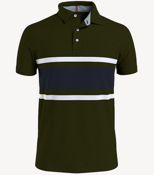 SLIM FIT STRIPE POLO