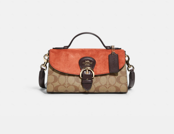 COLOR: Gold/Khaki Multi