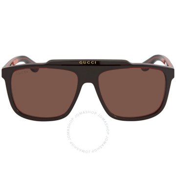 GUCCIBrown Square Men's SunglassesItem No. GG1039S 003 58